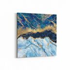 Olla 16674K Mermer Desen Görsel Kare Kanvas Tablo (Ölçü: 60X60)