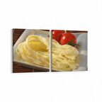 Olla 15179K2Y Gıda Görseli Kare 2'li Yatay Kanvas Tablo (Ölçü: 145X70)