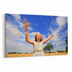 Olla 16992Y Model / Manken Görseli Yatay Kanvas Tablo (Ölçü: 30X20)