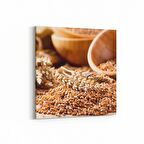 Olla 15217K Gıda Görseli Kare Kanvas Tablo (Ölçü: 25X25)