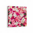 Olla 11581K Çiçek Görseli Kare Kanvas Tablo (Ölçü: 25X25)