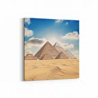 Olla 18349K4 Yapı Görseli Kare 4'lü Kanvas Tablo (Ölçü: 105X105)