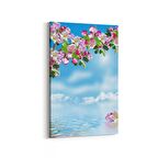 Olla 11710D Orkide Çiçek Görseli Dikey Kanvas Tablo (Ölçü: 60X90)