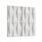 Olla 14934K4 Geometrik Desen Görseli Kare 4'lü Kanvas Tablo (Ölçü: 65X65)