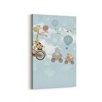 Olla 12755D Çocuk Odası Görseli Dikey Kanvas Tablo (Ölçü: 80X120)
