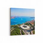 Olla 18848K Yapı Görseli Kare Kanvas Tablo (Ölçü: 60X60)