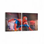 Olla 12787K2Y Çocuk Odası Görseli 2'li Yatay Kanvas Tablo (Ölçü: 145X70)