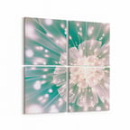 Olla 10359K4 Abstract Görsel Kare 4'lü Kanvas Tablo (Ölçü: 125X125)