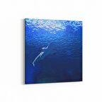 Olla 13004K Deniz / Okyanus Görseli Kare Kanvas Tablo (Ölçü: 25X25)