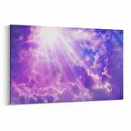 Olla 15625Y Gökyüzü Bulut Görseli  Yatay Kanvas Tablo (Ölçü: 45X30)