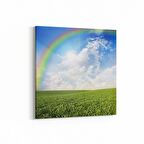 Olla 14605K Doğa / Manzara Görseli Kare Kanvas Tablo (Ölçü: 25X25)