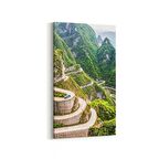 Olla 14321DD Doğa / Manzara Görseli Dikey Dar Kanvas Tablo (Ölçü: 30X60)