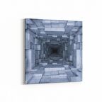 Olla 10245K Abstract Girdap Görsel Kare Kanvas Tablo (Ölçü: 100X100)