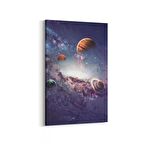 Olla 17656D Uzay Görseli Dikey Kanvas Tablo (Ölçü: 70X105)