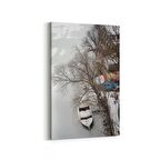 Olla 18276D Yapı Görseli Dikey Kanvas Tablo (Ölçü: 60X90)