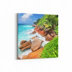 Olla 14229K Doğa / Manzara Görseli Kare Kanvas Tablo (Ölçü: 30X30)