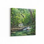 Olla 14635K Doğa / Manzara Görseli Kare Kanvas Tablo (Ölçü: 25X25)
