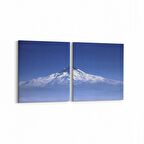 Olla 13939K2Y Doğa / Manzara Görseli Kare 2'li Yatay Kanvas Tablo (Ölçü: 145X70)