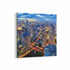 Olla 18296K4 Yapı Görseli Kare 4'lü Kanvas Tablo (Ölçü: 125X125)