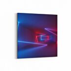 Olla 10423K Abstract Tünel Görsel Kare Kanvas Tablo (Ölçü: 25X25)