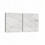 Olla 16691K2Y Mermer Desen Görsel Kare 2'li Yatay Kanvas Tablo (Ölçü: 65X30)
