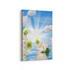 Olla 17046D Spa / Masaj Görseli Dikey Kanvas Tablo (Ölçü: 60X90)