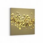 Olla 10211K Abstract Görsel Kare Kanvas Tablo (Ölçü: 60X60)