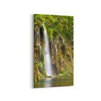 Olla 13304DD Doğa / Manzara Görseli Dikey Dar Kanvas Tablo (Ölçü: 40X80)