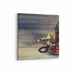 Olla 15114K Gıda Görseli Kare Kanvas Tablo (Ölçü: 25X25)