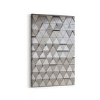 Olla 10027D Abstract 3 Boyut Görsel Dikey Kanvas Tablo (Ölçü: 60X90)