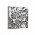 Olla 10090K Abstract Görsel Kare Kanvas Tablo (Ölçü: 25X25)