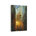 Olla 17987D Yapı Görseli Dikey Kanvas Tablo (Ölçü: 70X105)