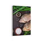 Olla 15197D Gıda Görseli Dikey Kanvas Tablo (Ölçü: 60X90)