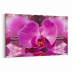 Olla 11731Y Orkide Çiçek Görseli Yatay Kanvas Tablo (Ölçü: 45X30)