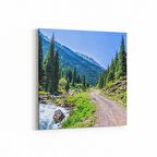 Olla 14186K Doğa / Manzara Görseli Kare Kanvas Tablo (Ölçü: 25X25)