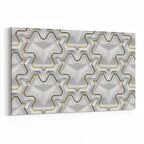 Olla 14951Y Geometrik Desen Görseli Yatay Kanvas Tablo (Ölçü: 150X100)