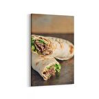 Olla 15073D Gıda Görseli Dikey Kanvas Tablo (Ölçü: 60X90)
