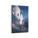 Olla 17683D Uzay Görseli Dikey Kanvas Tablo (Ölçü: 100X150)