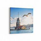 Olla 18910K Yapı Görseli Kare Kanvas Tablo (Ölçü: 60X60)