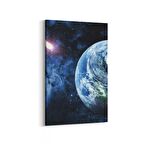Olla 17702D Uzay Görseli Dikey Kanvas Tablo (Ölçü: 60X90)