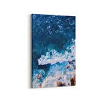 Olla 13013D Deniz / Okyanus Görseli Dikey Kanvas Tablo (Ölçü: 70X105)