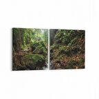 Olla 14089K2Y Doğa / Manzara Görseli Kare 2'li Yatay Kanvas Tablo (Ölçü: 145X70)