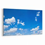 Olla 15521Y Gökyüzü Bulut Görseli  Yatay Kanvas Tablo (Ölçü: 30X20)