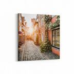 Olla 18164K4 Yapı Görseli Kare 4'lü Kanvas Tablo (Ölçü: 65X65)