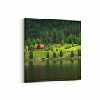 Olla 14099K Doğa / Manzara Görseli Kare Kanvas Tablo (Ölçü: 25X25)