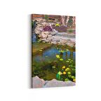 Olla 13460D Doğa / Manzara Görseli Dikey Kanvas Tablo (Ölçü: 60X90)