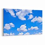 Olla 15721Y Gökyüzü Bulut Görseli  Yatay Kanvas Tablo (Ölçü: 30X20)