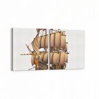 Olla 12398K2Y Araç Görseli Kare 2'li Yatay Kanvas Tablo (Ölçü: 145X70)