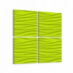 Olla 10331K4 Abstract Görsel Kare 4'lü Kanvas Tablo (Ölçü: 105X105)