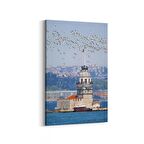 Olla 18106D Yapı Görseli Dikey Kanvas Tablo (Ölçü: 100X150)